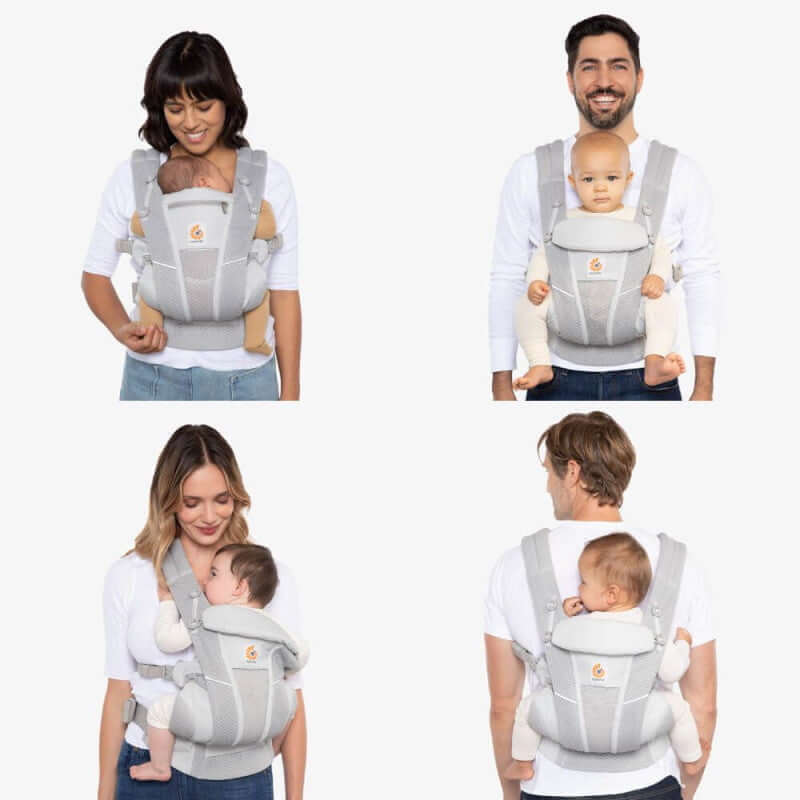 ergobaby 抱っこ紐OMNI Breeze Ergobaby Omni Breeze Graphite Grey baby carrier | Babymaxi.com