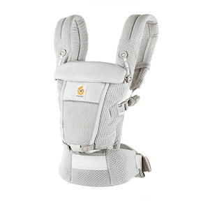 Ergobaby Adapt SoftFlex Mesh Pearl Grey baby carrier with breathable mesh for air circulation | Babymaxi