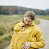 Mamalila Softshell Babywearing Jacket Allrounder - Mustard | Babymaxi