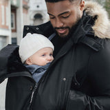 Wombat & Co Bandicoot Baby Carrier Coat for Men - Black