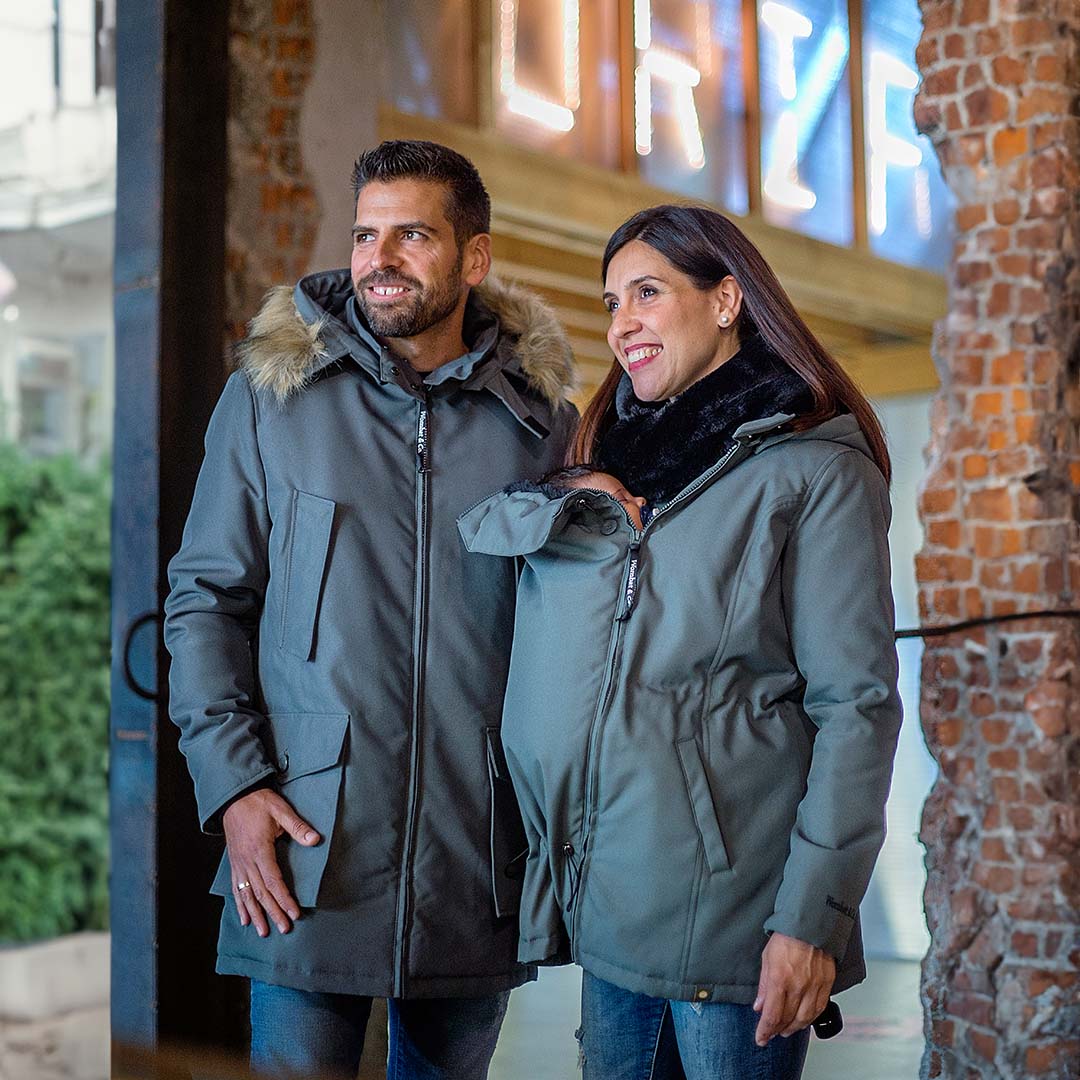 Wombat & Co. London - Manteau de Portage Bandicoot pour hommes - Black