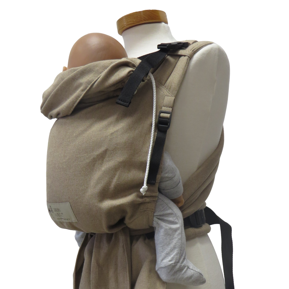 Storchenwiege Talemo Half-Buckle Porte-bébé - Sable