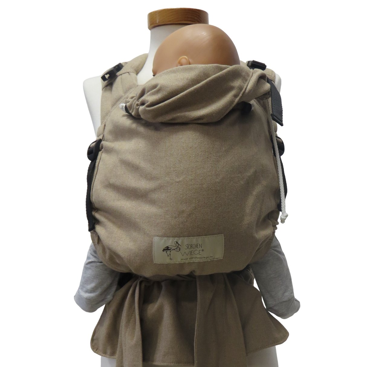 Storchenwiege Talemo Half-Buckle Porte-bébé - Sable