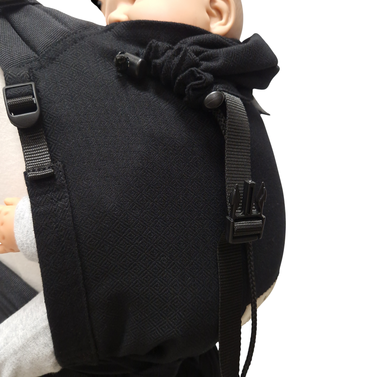 Storchenwiege Talemo Half-Buckle Porte-bébé - Black