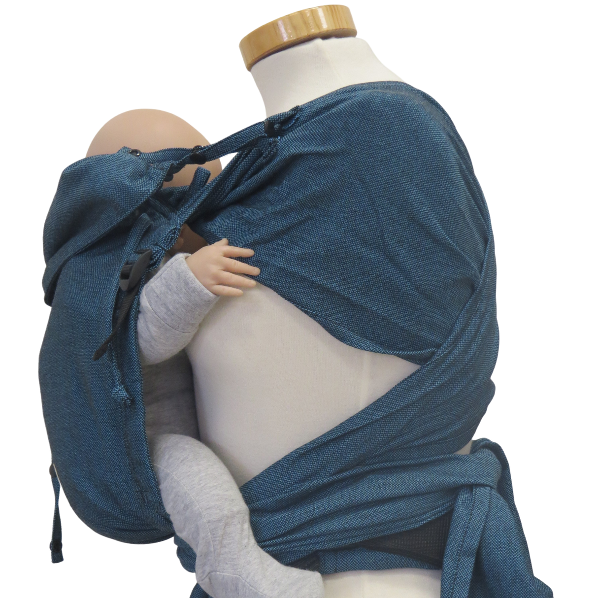Portabebés Storchenwiege Wrap - Turquesa
