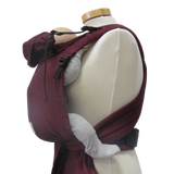 Mochila portabebés con media hebilla Storchenwiege - Burdeos