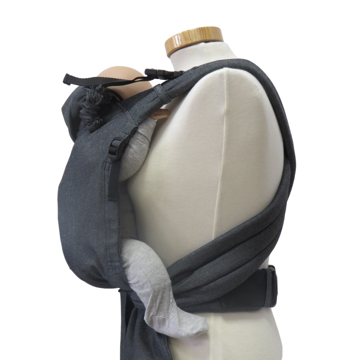 Storchenwiege Talemo Half-Buckle Porte-bébé - Graphite