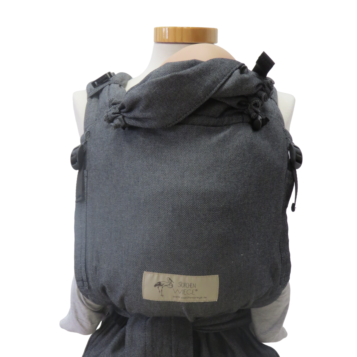 Storchenwiege Talemo Half-Buckle Porte-bébé - Graphite