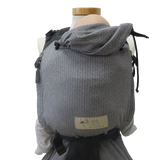 Storchenwiege Talemo Half-Buckle Baby Carrier - Leo Black White