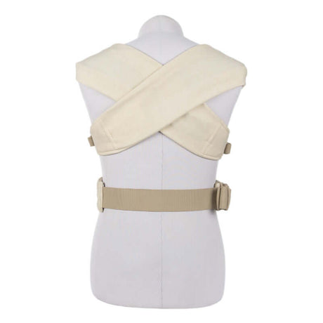 Back view of Ergobaby Embrace, Cosy Carrier - Cream showing cross straps for comfort and support | Babymaxi