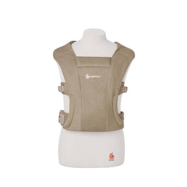 Ergobaby Embrace - Soft Olive baby carrier on display, showcasing ergonomic design and soft fabric | Babymaxi
