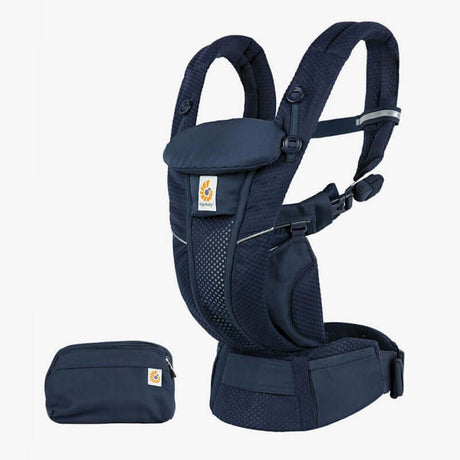 Ergobaby Omni Breeze - Midnight Blue ergonomic baby carrier featuring SoftFlex Mesh for breathability | Babymaxi