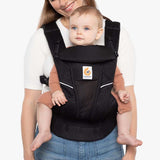 Ergobaby Omni Breeze - Onyx Black baby carrier with SoftFlex™ Mesh for breathability, comfort, and adjustability | Babymaxi