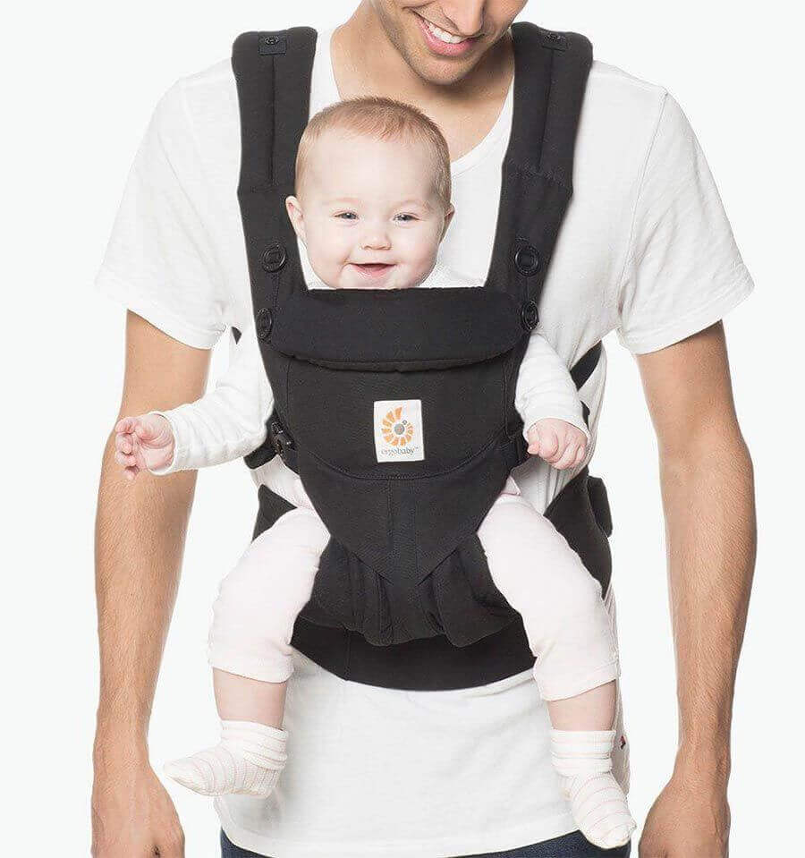 Baby carrier: Ergobaby Omni Classic Cotton Carrier - Pure Black