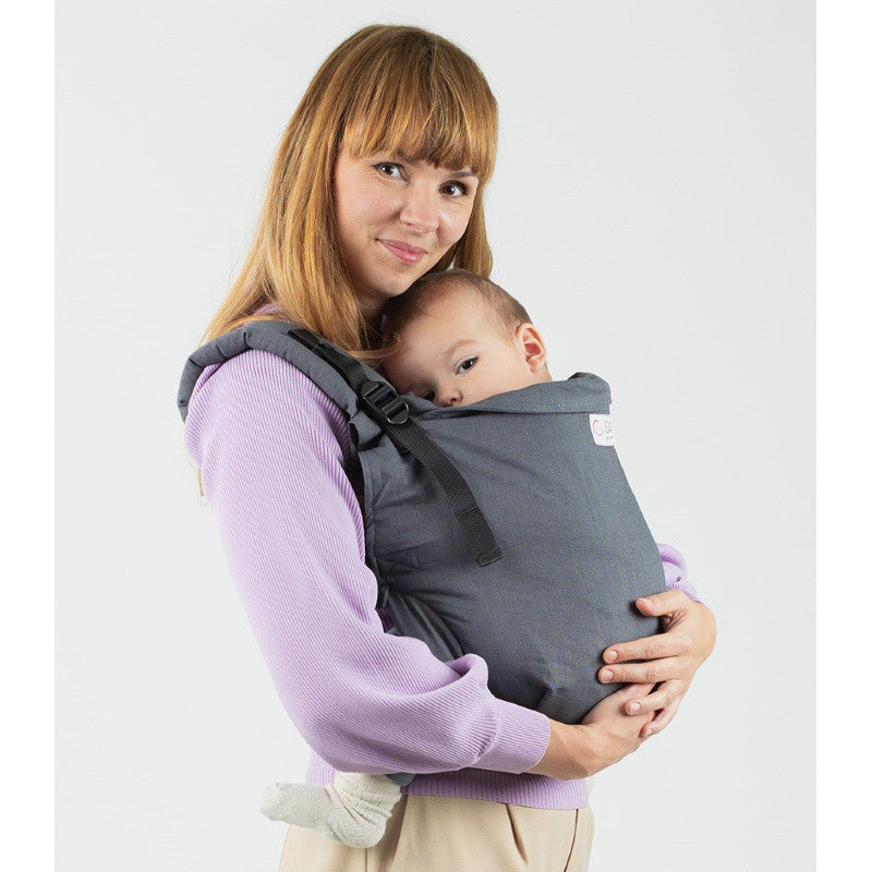 Shop Isara Isara Preschooler Full Buckle - Graphite Linen at Babymaxi