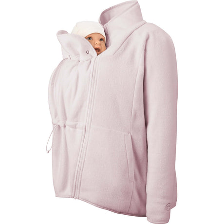 Mamalila Basel Baby Carrier Fleece Jacket – Soft Lilac, cosy babywearing fleece jacket for warm walks | Babymaxi