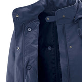 Mamalila Berlin All Season Babywearing Coat – Navy showing interior detail, stylish and functional outerwear | Babymaxi