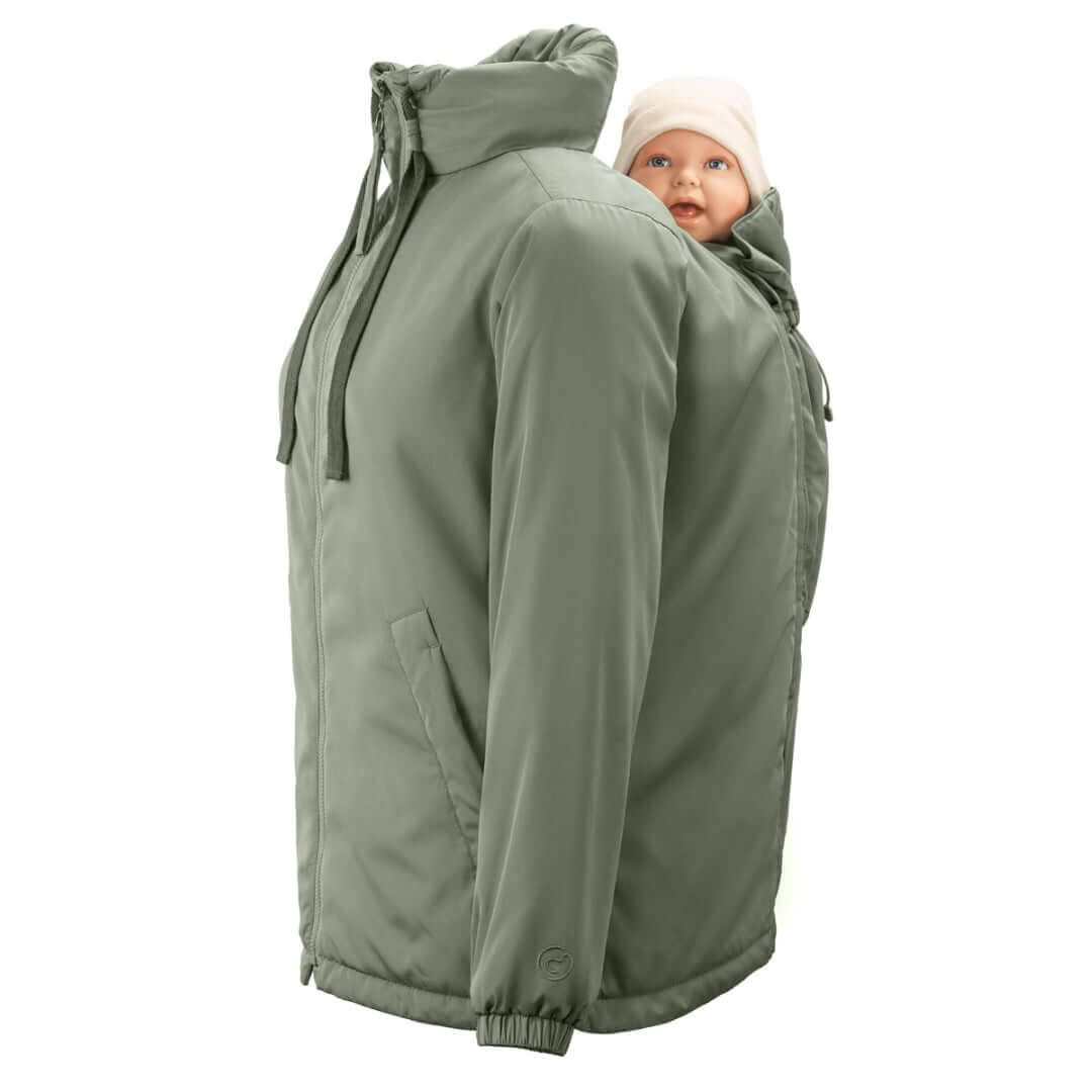 Babywearing jacket: Mamalila Boston - Agave | Babymaxi