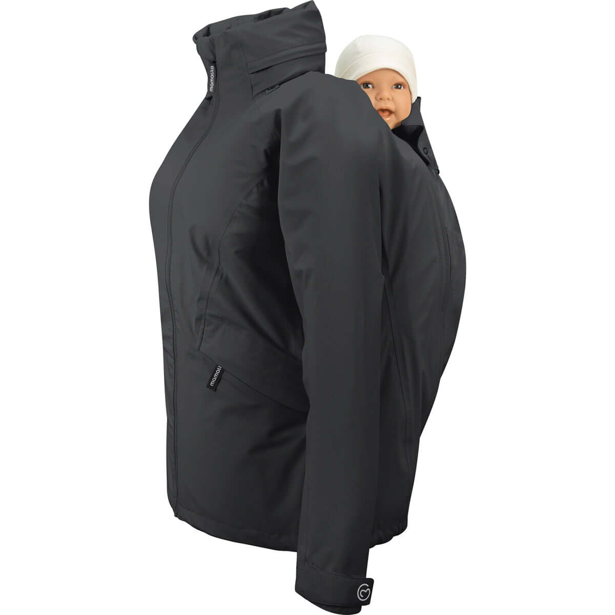Baby carrier shell jacket: Mamalila Explorer - Black | Babymaxi