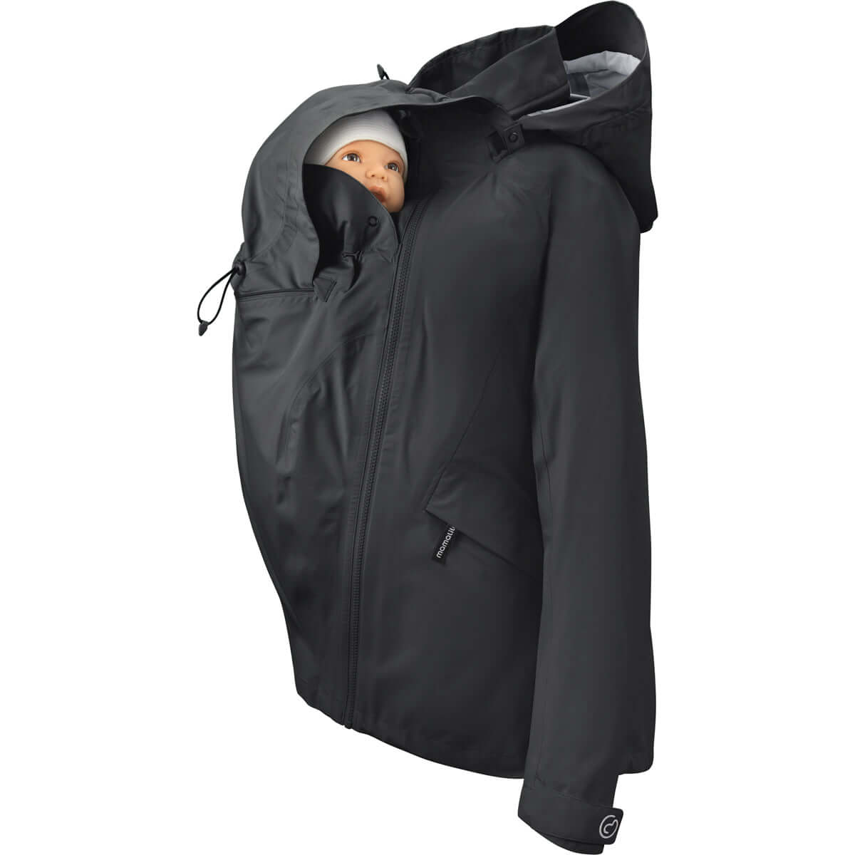 Baby carrier shell jacket: Mamalila Explorer - Black | Babymaxi