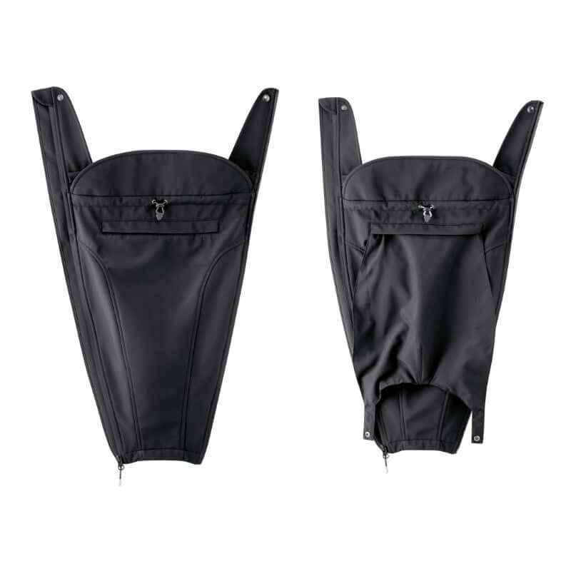 Mamalila Softshell Allrounder Babywearing Jacket for men - Black, versatile design with waterproof features | Babymaxi