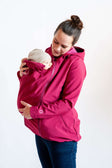 Mamalila Softshell Babywearing Jacket Allrounder - Berry
