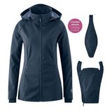 Mamalila Softshell Babywearing Jacket Allrounder - Navy with removable inserts for adaptability | Babymaxi