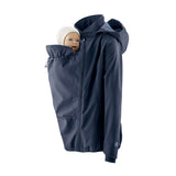 Mamalila Softshell Babywearing Jacket Allrounder - Navy with removable lining and windproof design | Babymaxi