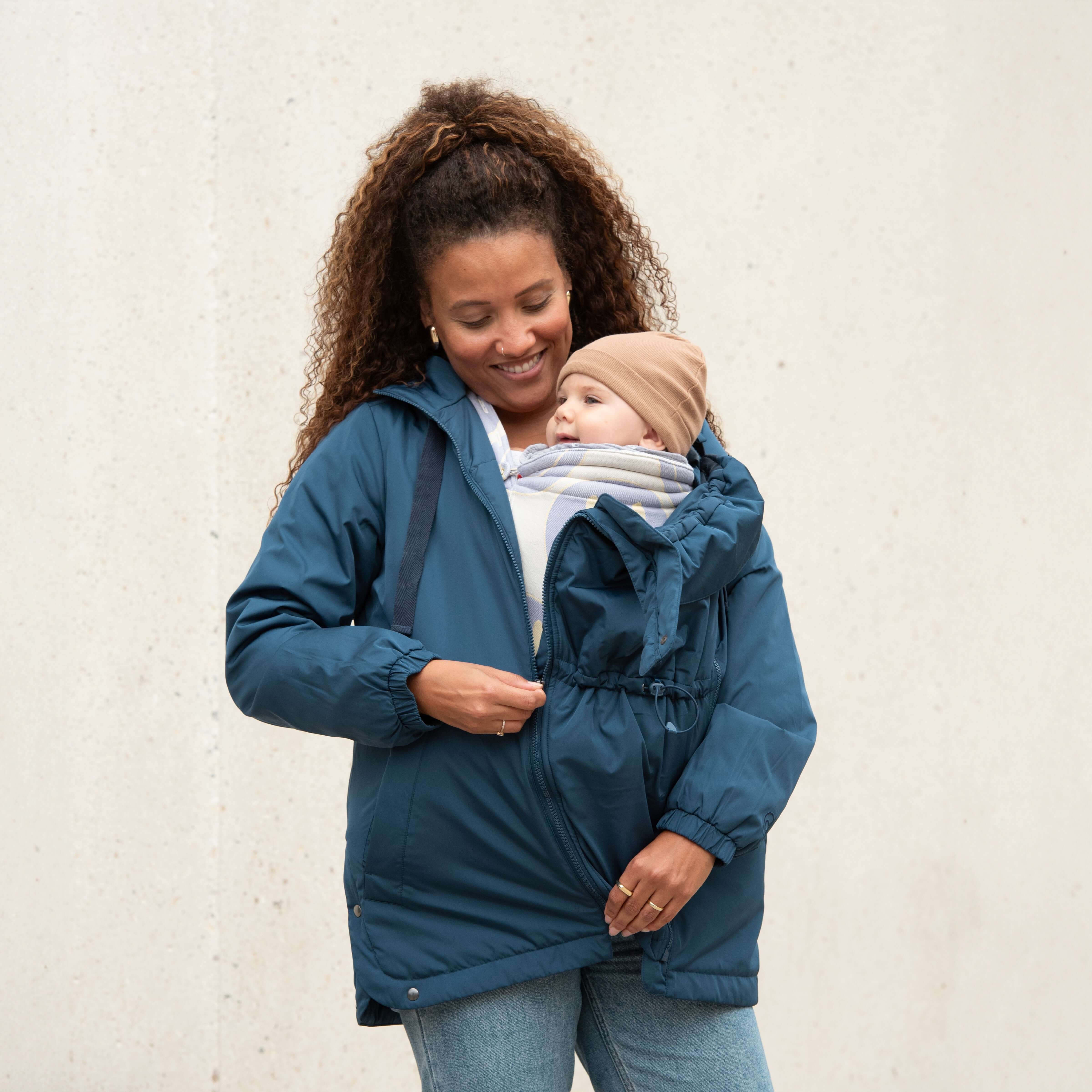 Babywearing jacket: Mamalila Boston - Navy | Babymaxi