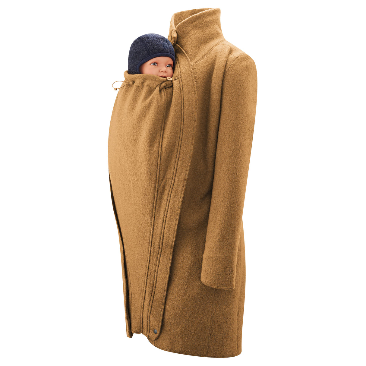 Mamalila Eco Wool Babywearing Coat Oslo - Camel