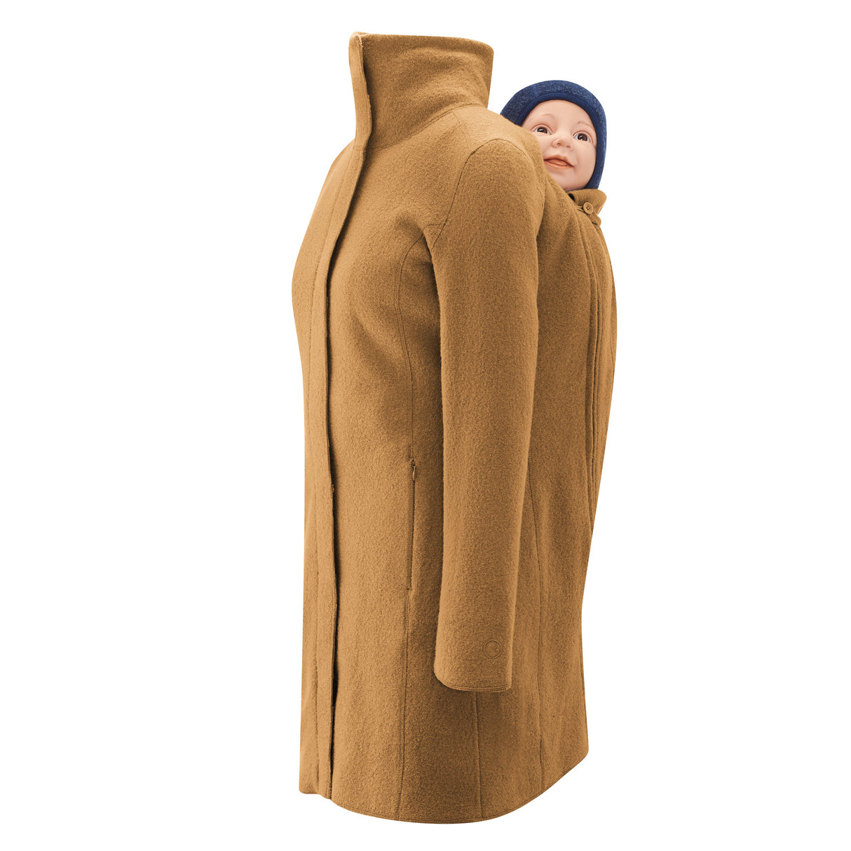 Mamalila Eco Wool Babywearing Coat Oslo - Camel