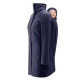 Mamalila Eco Wool Babywearing Coat Oslo - Navy