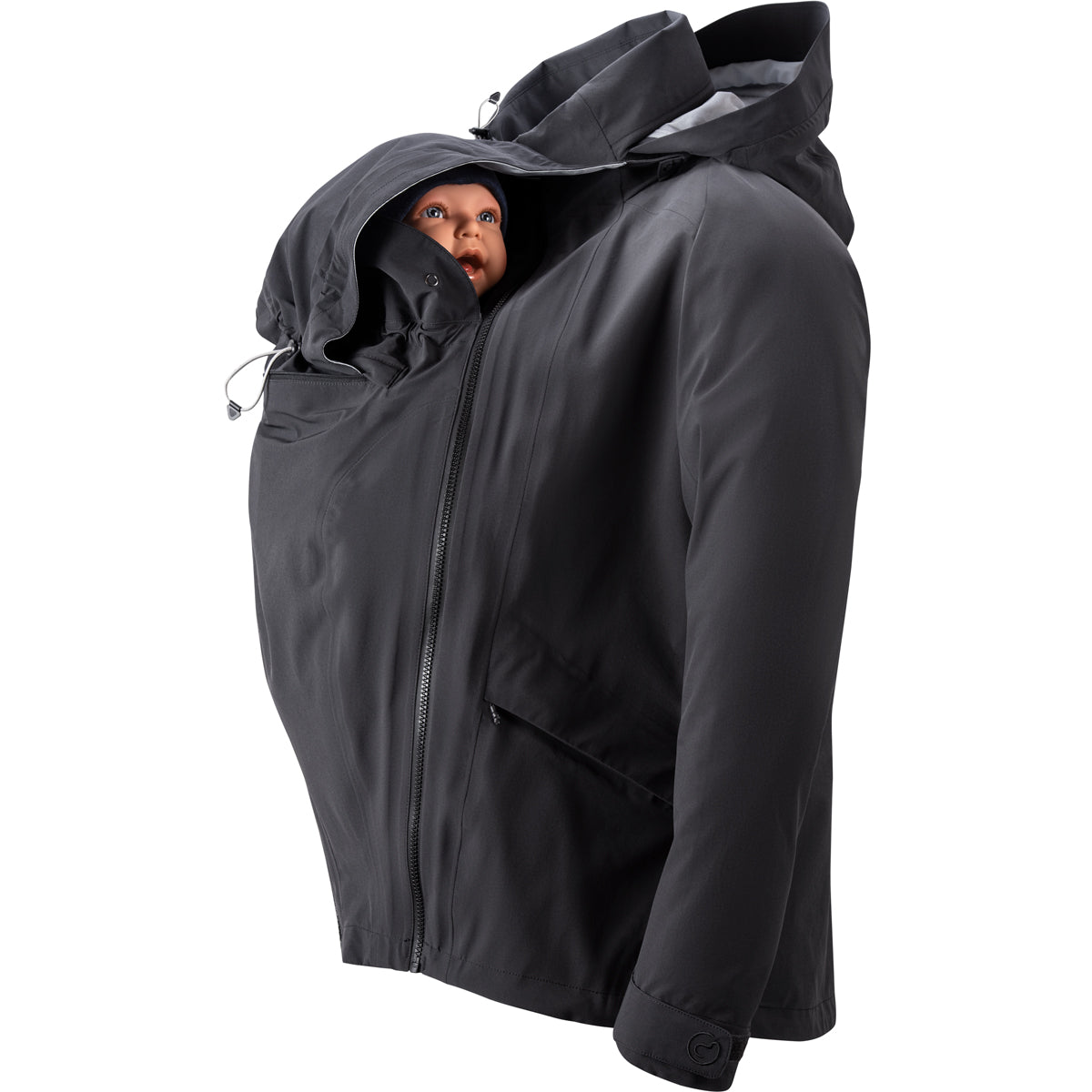 Mamalila Explorer Dad Waterproof Babywearing Jacket - Black