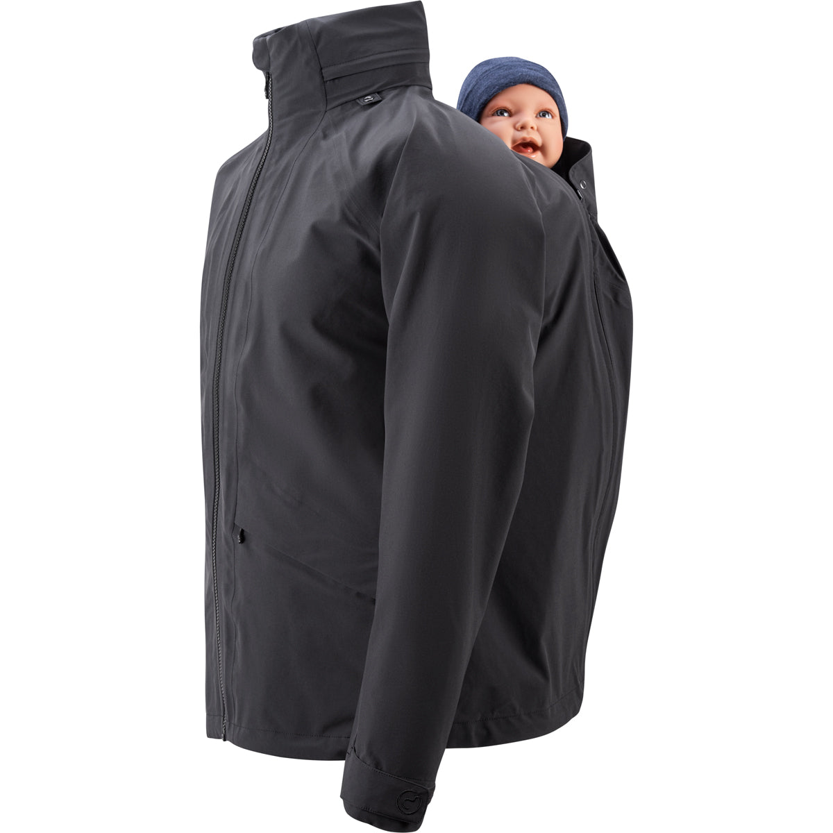 Mamalila Explorer Dad Waterproof Babywearing Jacket - Black
