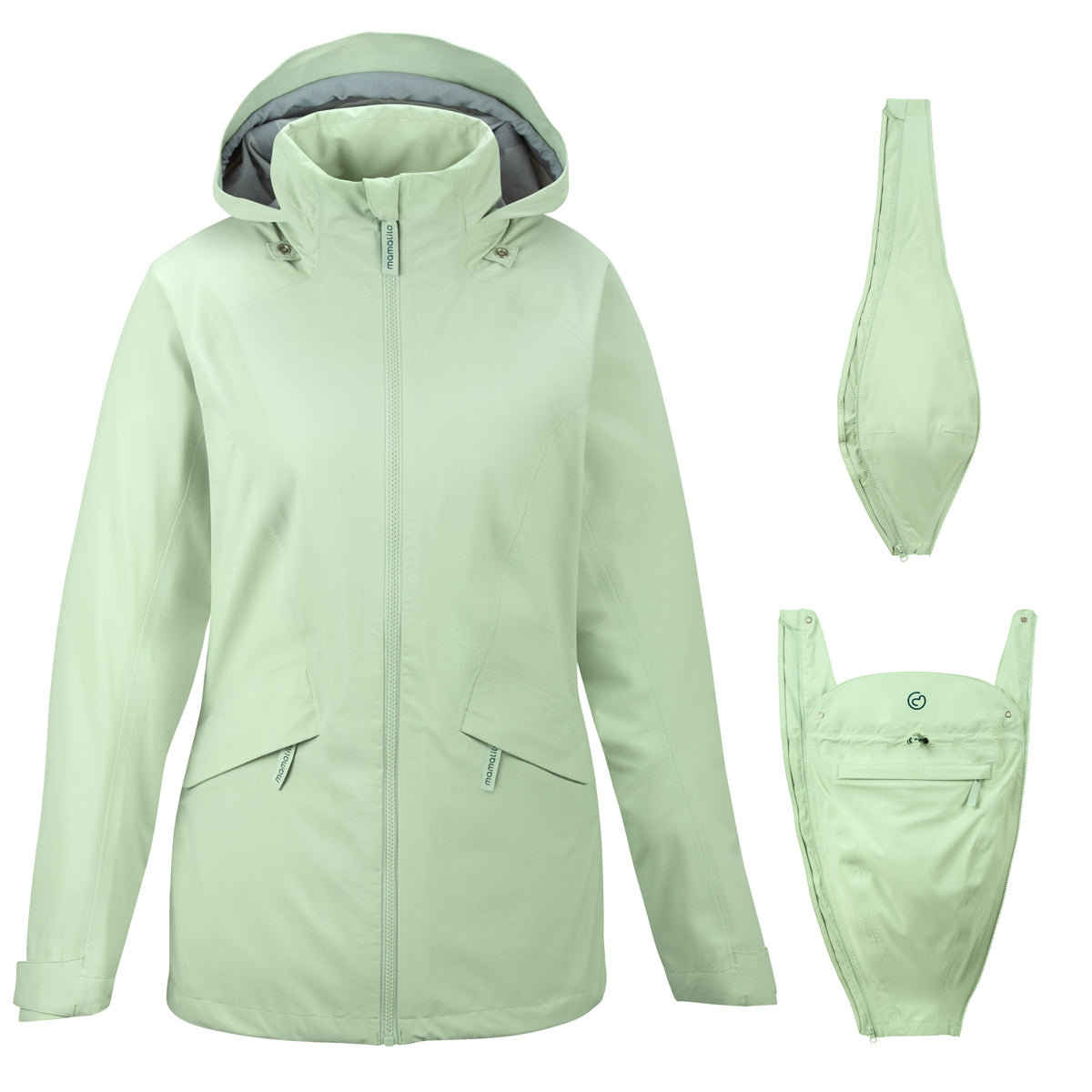 Mamalila Explorer Outdoor Baby Carrier Jacket - Mint