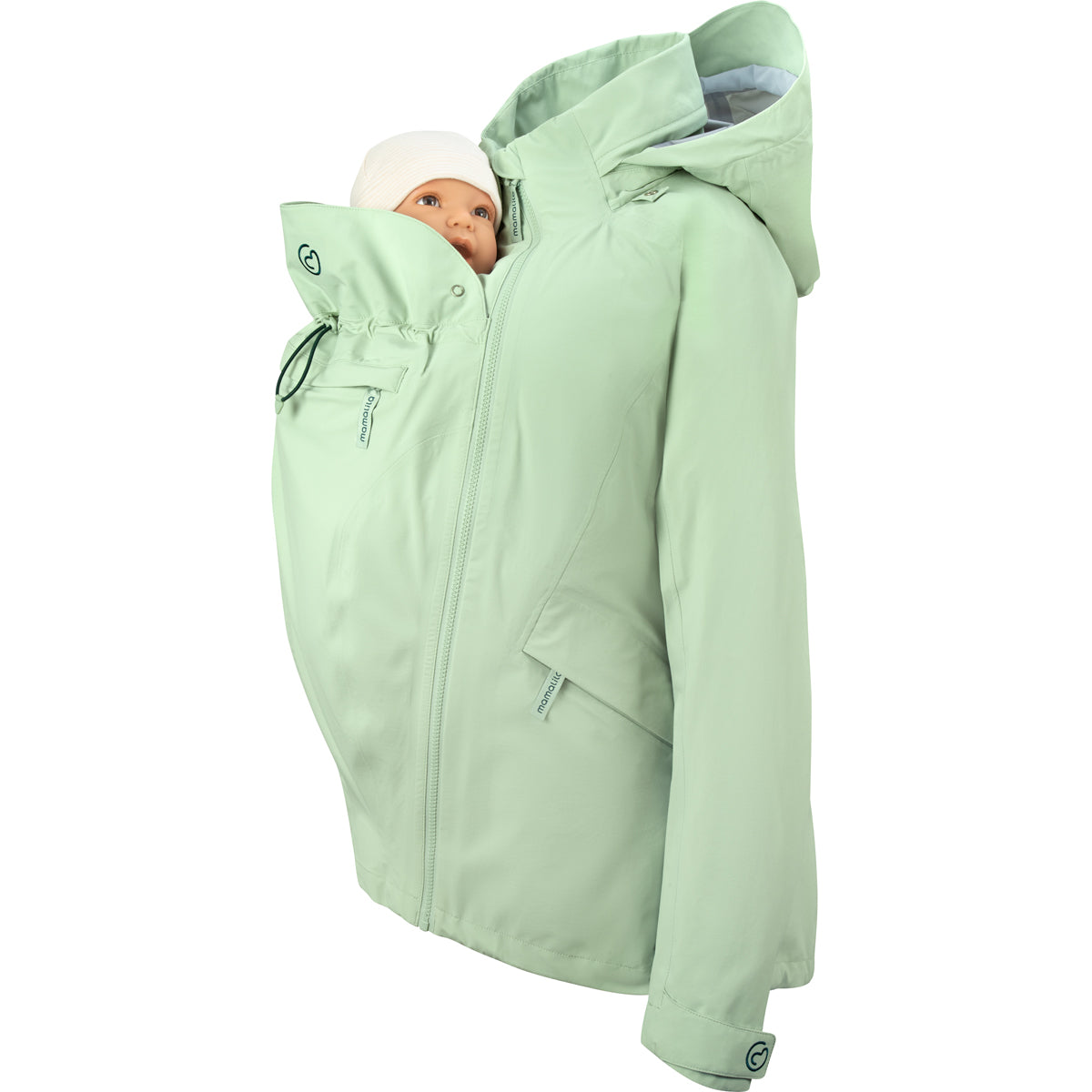 Mamalila Explorer Outdoor Baby Carrier Jacket - Mint