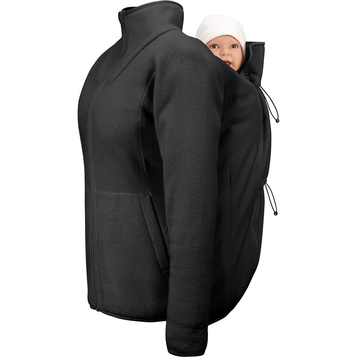 Mamalila Basel Portabebés Chaqueta de forro polar – Off White