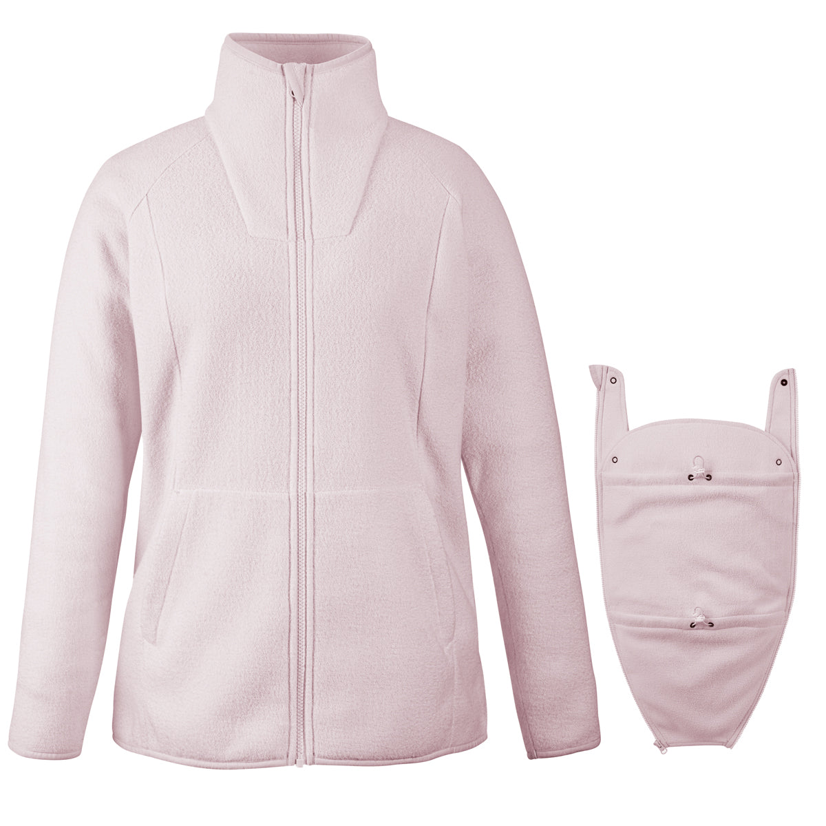 Mamalila Basel Baby Carrier Fleece Jacket – Soft Lilac