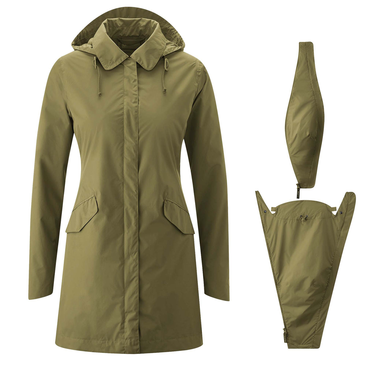 Mamalila Dublin Babywearing Coat – Khaki