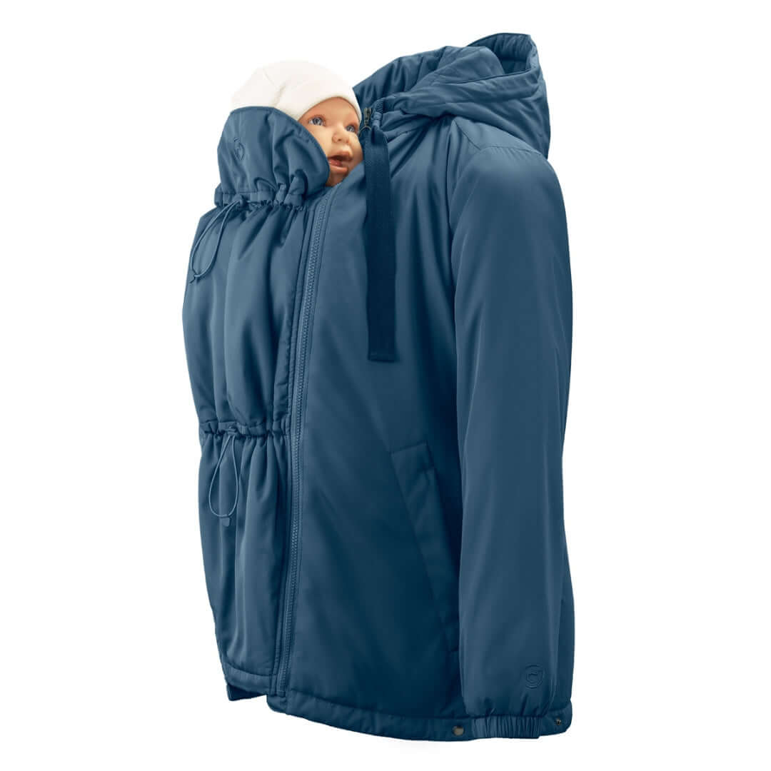 ジャケット・アウター rosymonster warmyflower quilting blanket Babywearing jacket: Mamalila Boston - Navy | Babymaxi