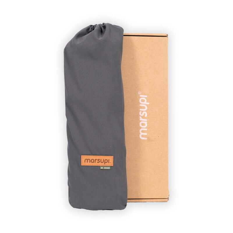 Marsupi Breeze - Light Grey baby carrier packaging and storage bag | Babymaxi