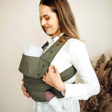 Marsupi Classic - Olive baby carrier in use, ergonomic design, perfect for newborns | Babymaxi