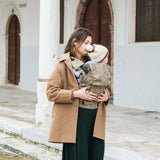 Mom using Neko Switch Baby Size - Cedar carrier with baby for comfort and safety outdoors | Babymaxi