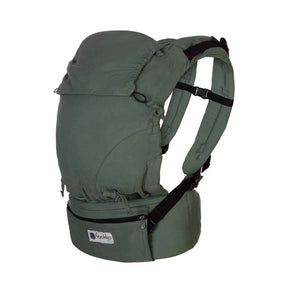 Quokkababy E-Carrier - Green Diamond ergonomic baby carrier made from organic cotton | Babymaxi
