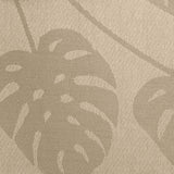 Quokkababy E-Carrier - Taupe Leaves fabric close-up with leaf pattern | Babymaxi