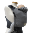 Storchenwiege Talemo Half-Buckle Porte-bébé - Leo Black White