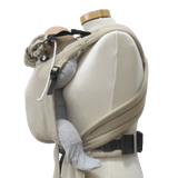 Storchenwiege Talemo Half-Buckle Baby Carrier - Natural featuring adjustable fit and soft fabric for comfort | Babymaxi