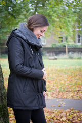 Wombat London Wallaby Babywearing Jacket – Black & Charcoal
