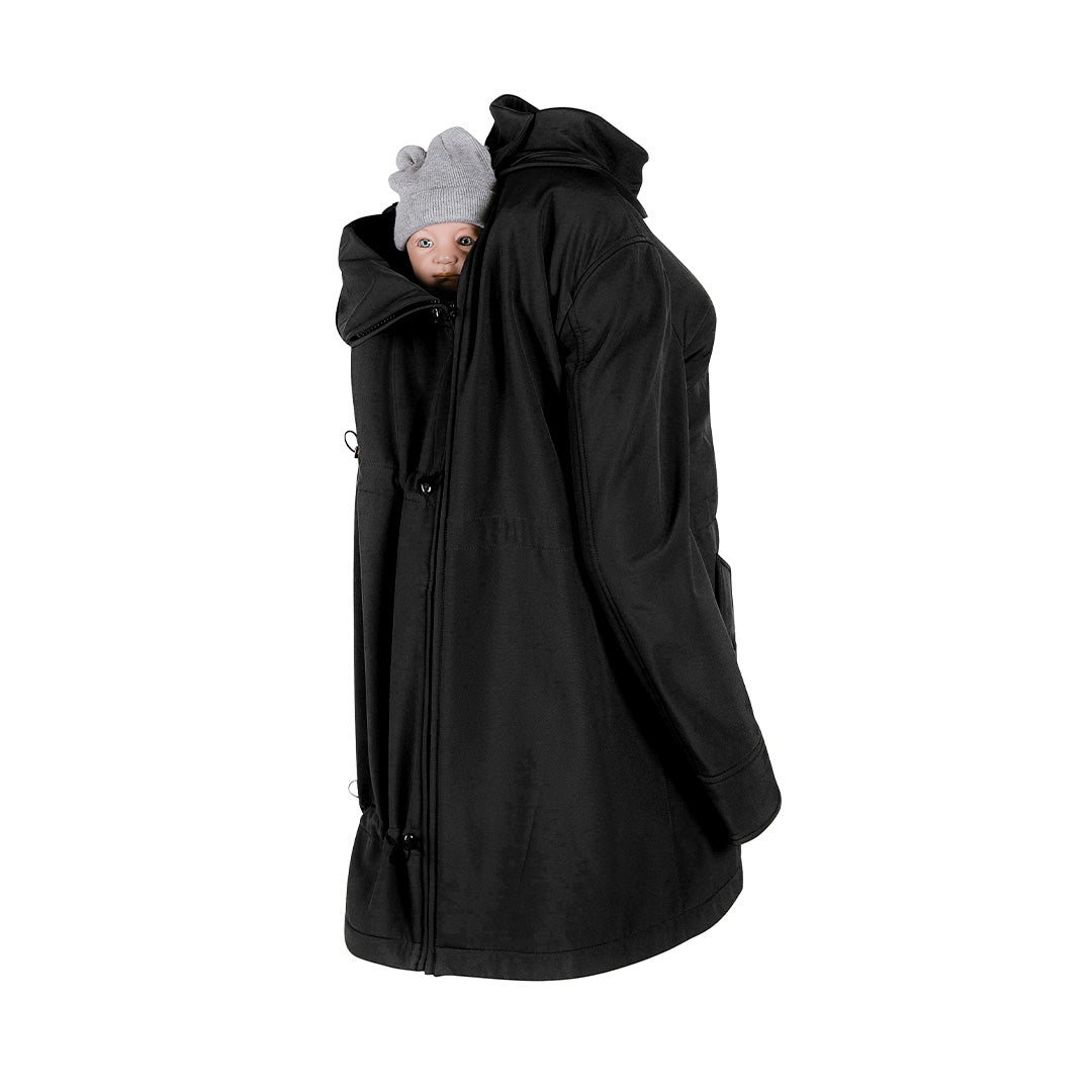 Wombat London Shell Baby Carrier Coat - Black