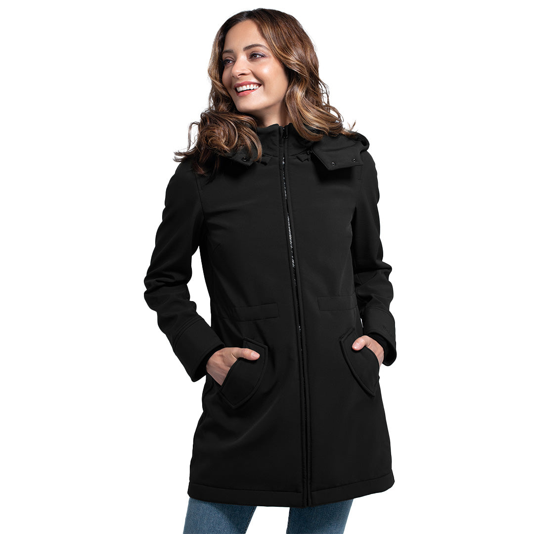 Wombat London Shell Baby Carrier Coat - Black